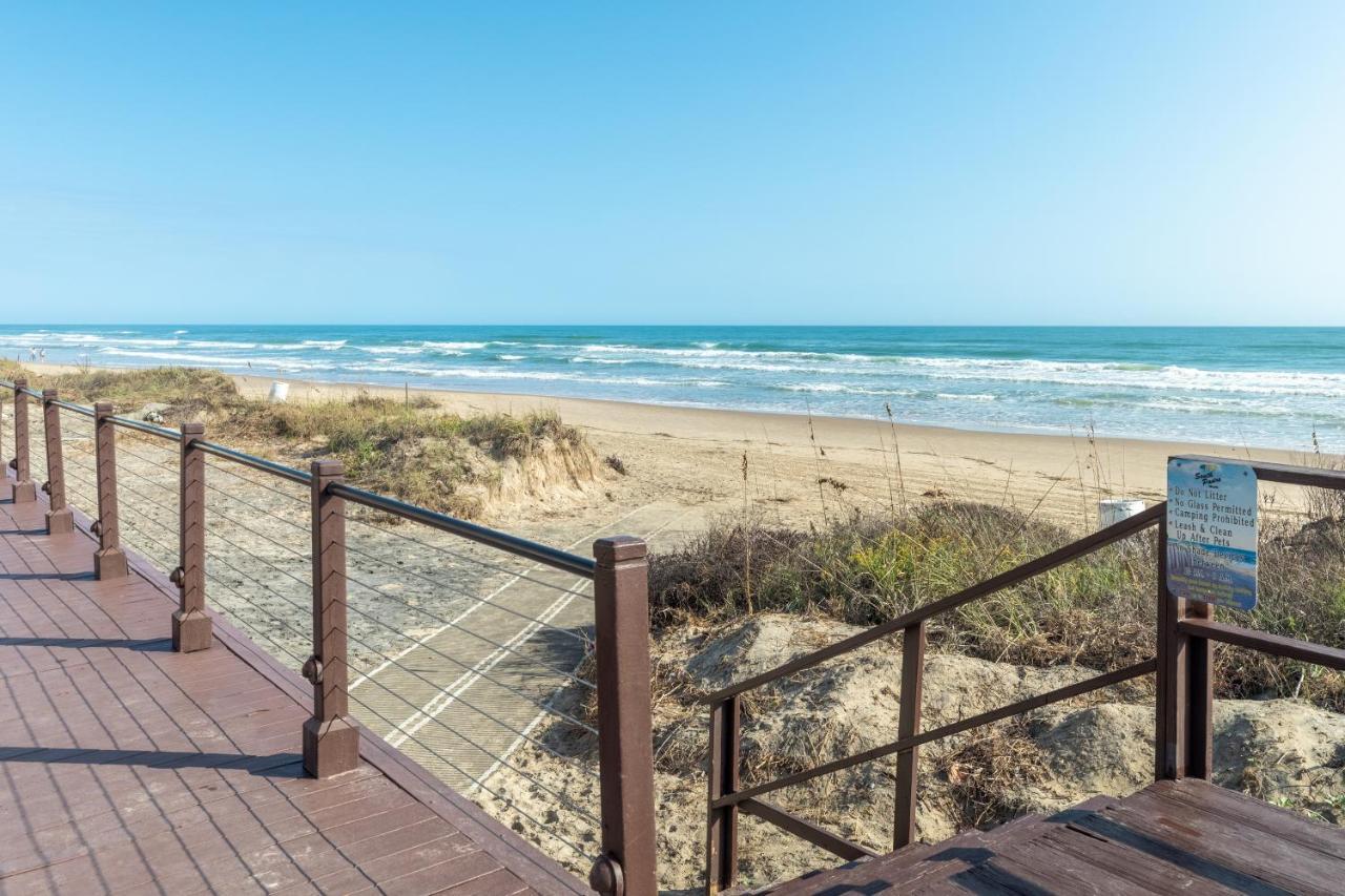 Ground Floor Cozy Condo Seconds From The Beach With Private Terrace South Padre Island Exterior photo